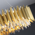 Flavian Halo Crystal Chandelier-Momo Lighting