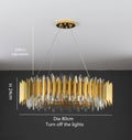 Flavian Halo Crystal Chandelier-Momo Lighting
