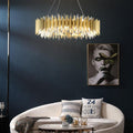 Flavian Halo Crystal Chandelier-Momo Lighting