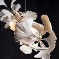 Fleur-de-lis Ceramic Branch Chandelier-Momo Lighting