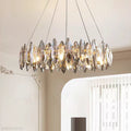Flor Crystal Round Chandelier-Momo Lighting