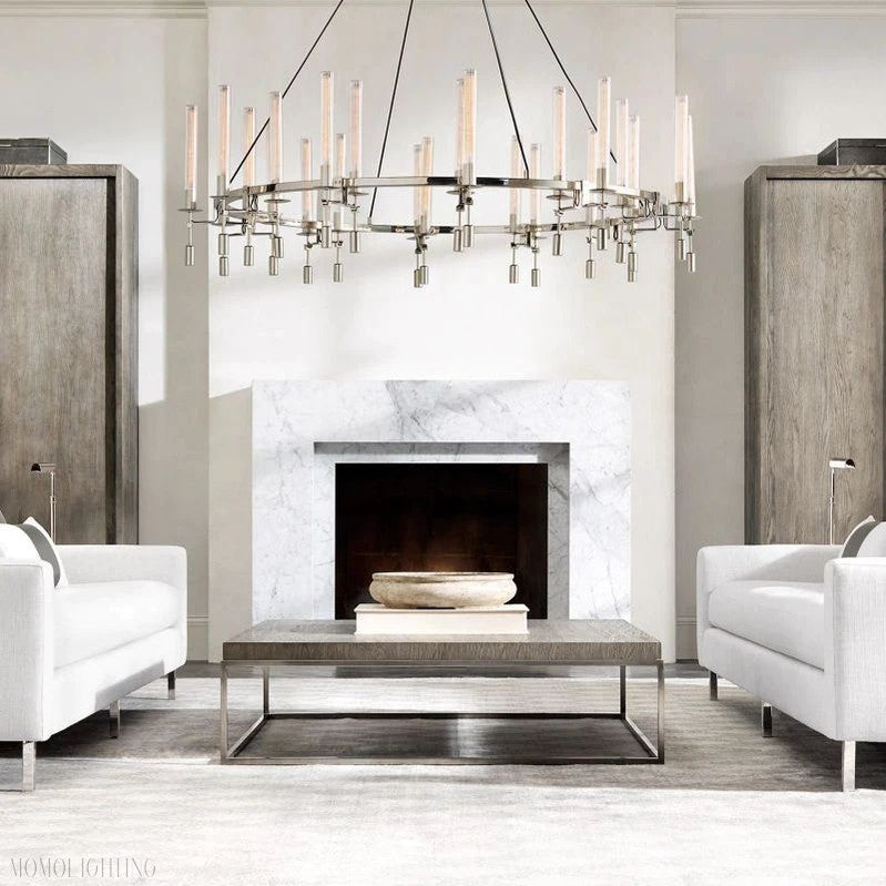 Fonate Round Chandelier 46"-Momo Lighting