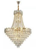 Foyer Staircase Chandelier Luxury K9 Crystal Ceiling Light For Living Room / Hallway-Momo Lighting