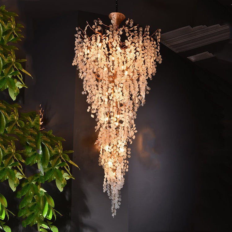 Francesca Petal Detail Grand Chandelier-Momo Lighting