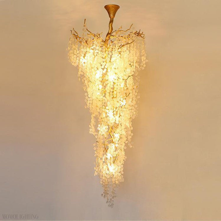 Francesca Petal Detail Grand Chandelier-Momo Lighting