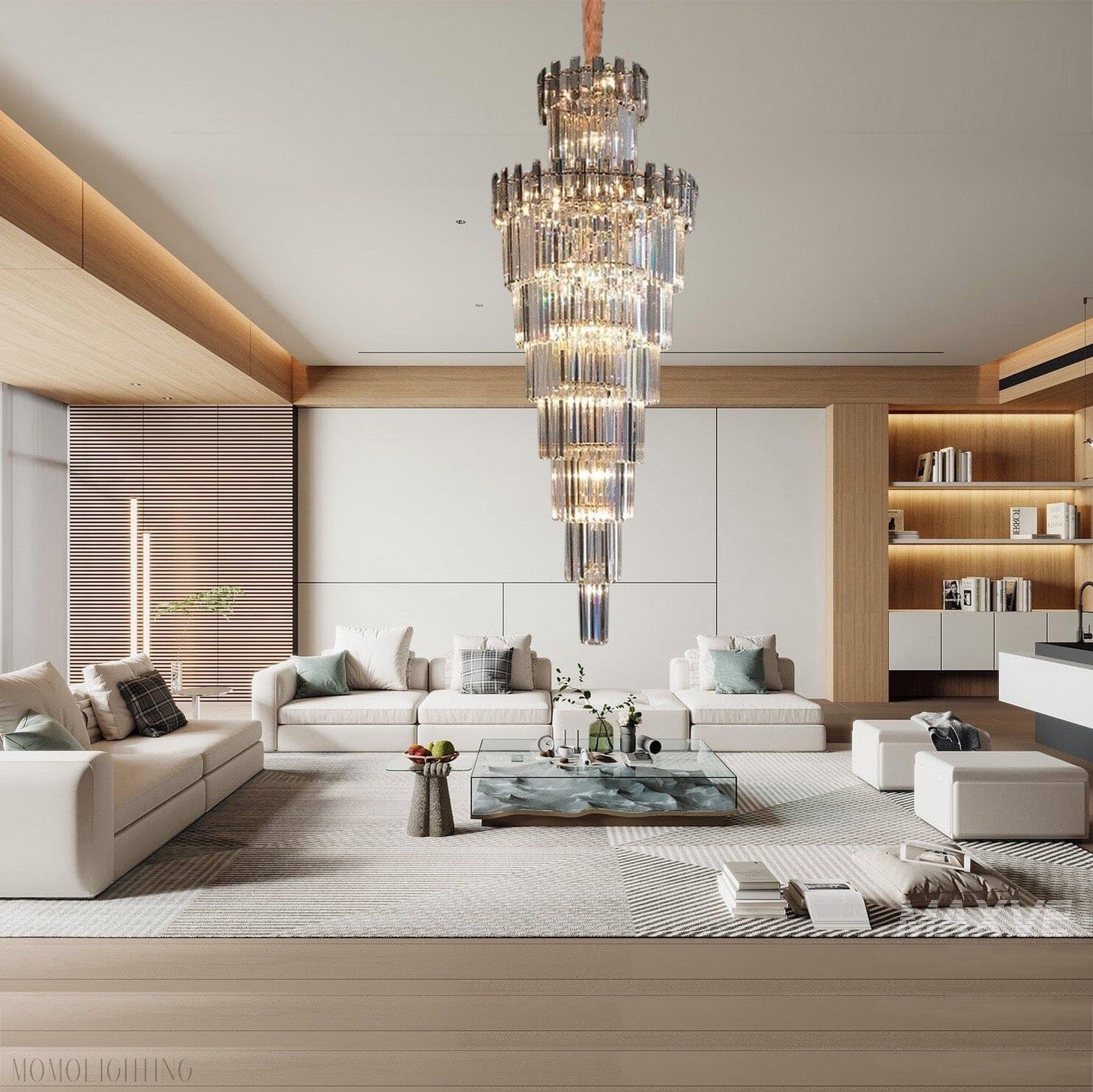 French Empire Foyer & Staircase Chandelier-Momo Lighting