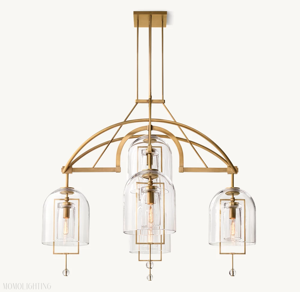 Fulcral Round Chandelier 48“ 5-Lighs-Momo Lighting