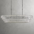 Ghiaccio Glass Oval Chandelier 54