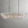 Ghiaccio Glass Oval Chandelier 54