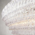 Ghiaccio Glass Oval Chandelier 54