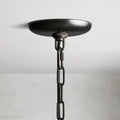 Ghiaccio Round Chandelier in Glass Brass 36