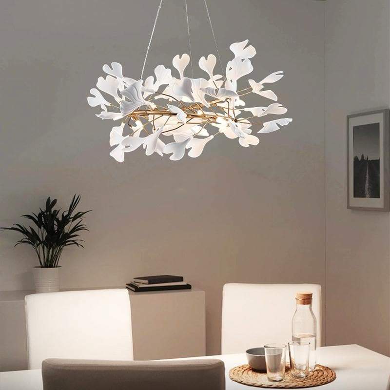 Ginkgo Round Chandelier Custom-Momo Lighting