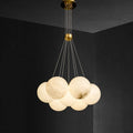 Givarna Alabaster Multi-lights Chandelier-Momo Lighting