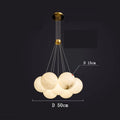 Givarna Alabaster Multi-lights Chandelier-Momo Lighting