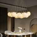 Givarna Alabaster Multi-lights Chandelier-Momo Lighting