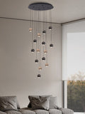 Glass Foyer & Staircase Chandelier-Momo Lighting