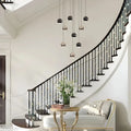 Glass Foyer & Staircase Chandelier-Momo Lighting