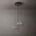 Glass Globe Modern Cluster Chandelier 24