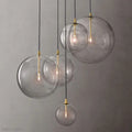 Glass Globe Modern Cluster Chandelier 24