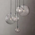 Glass Globe Modern Cluster Chandelier 24