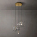 Glass Globe Modern Cluster Chandelier 24