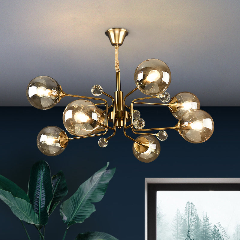 Glass Globes Chandelier|Sputnik Ceiling Fixtures Light|Magic Bean Mid Century Pendant-Momo Lighting