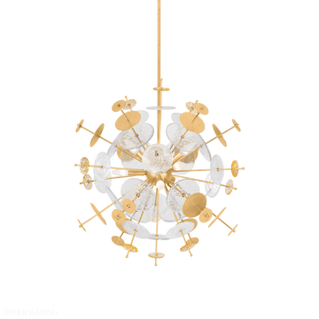 Gleason Clear Functional Design Chandelier-Momo Lighting