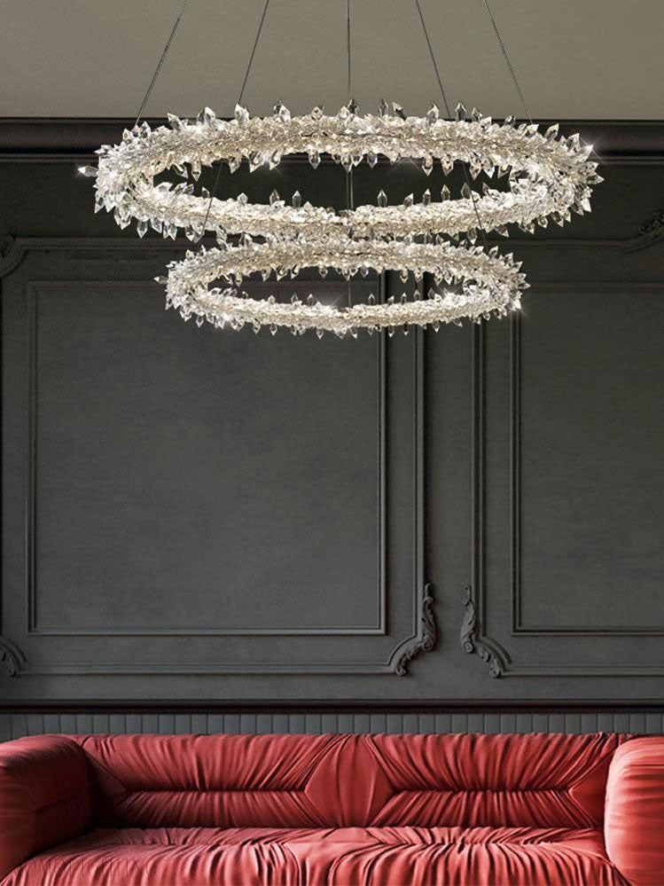 Glori Modern Crystal Chandelier-Momo Lighting