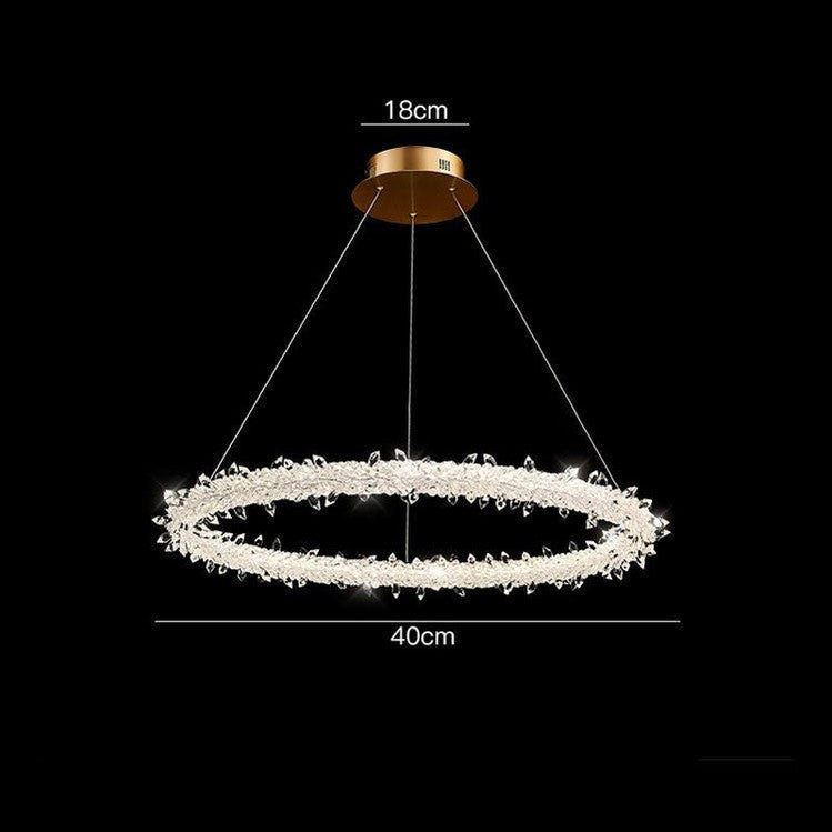 Glori Modern Crystal Chandelier-Momo Lighting