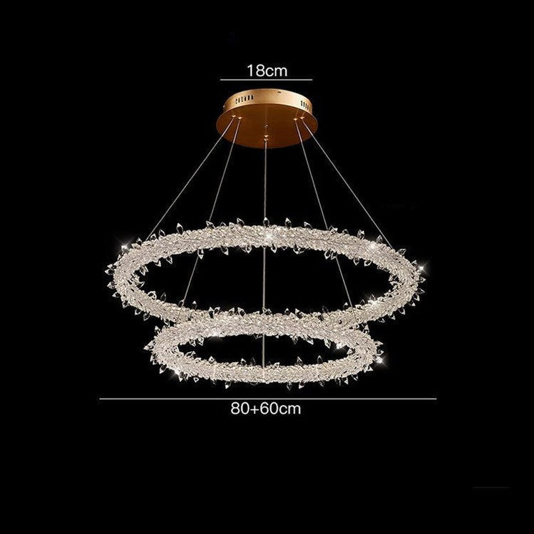 Glori Modern Crystal Chandelier-Momo Lighting