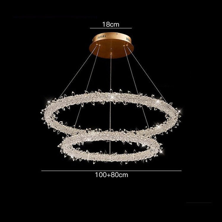 Glori Modern Crystal Chandelier-Momo Lighting
