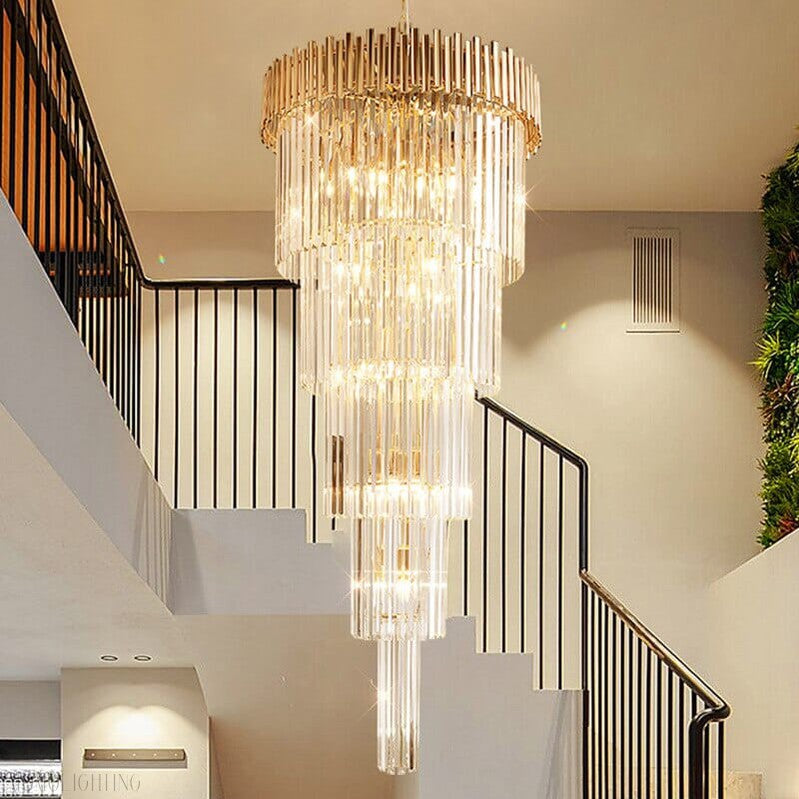Golden Marie Foyer & Staircase Chandelier Collection-Momo Lighting