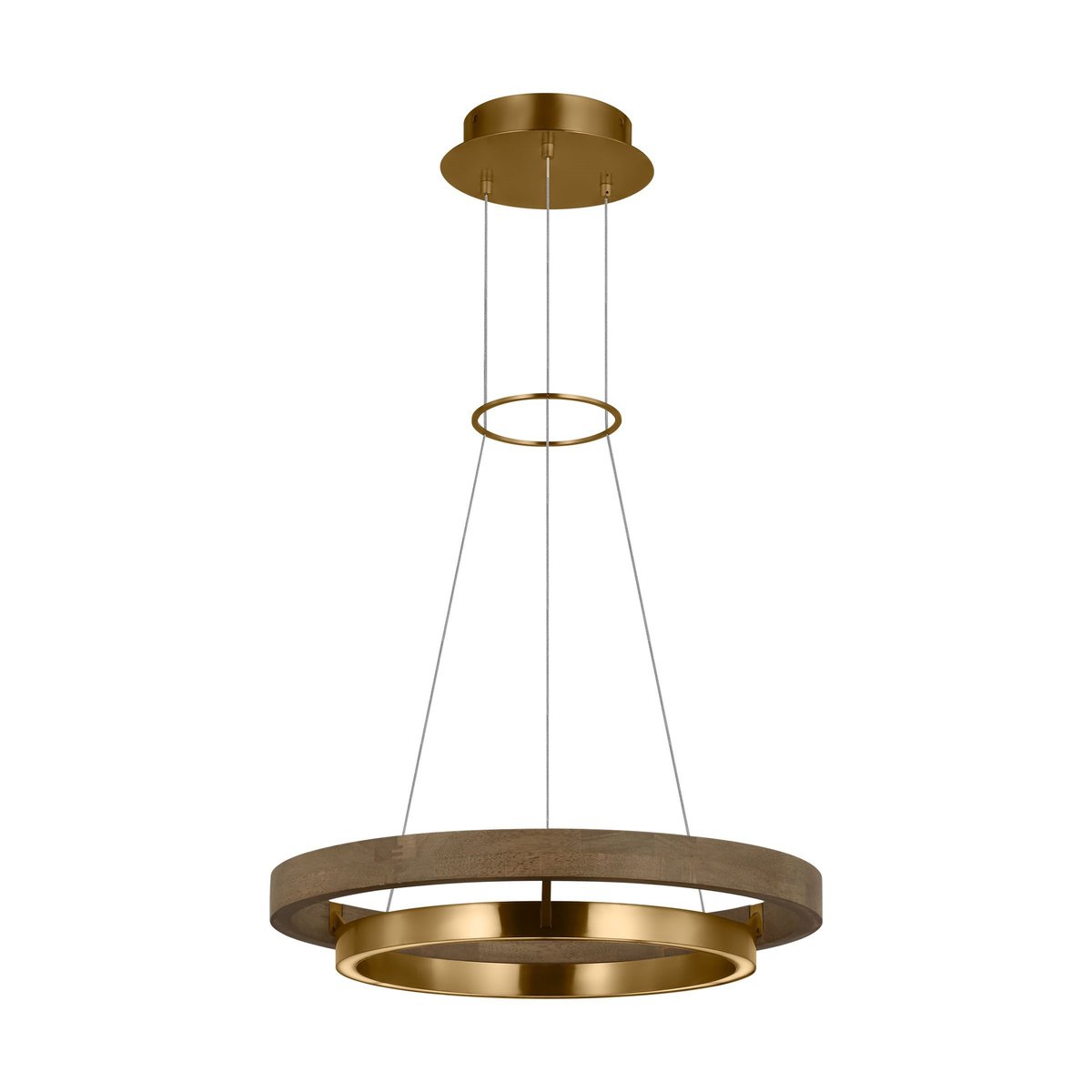 Grace Brass and Wood Chandelier 24" 30'' 36'' 48" 65''D-Momo Lighting
