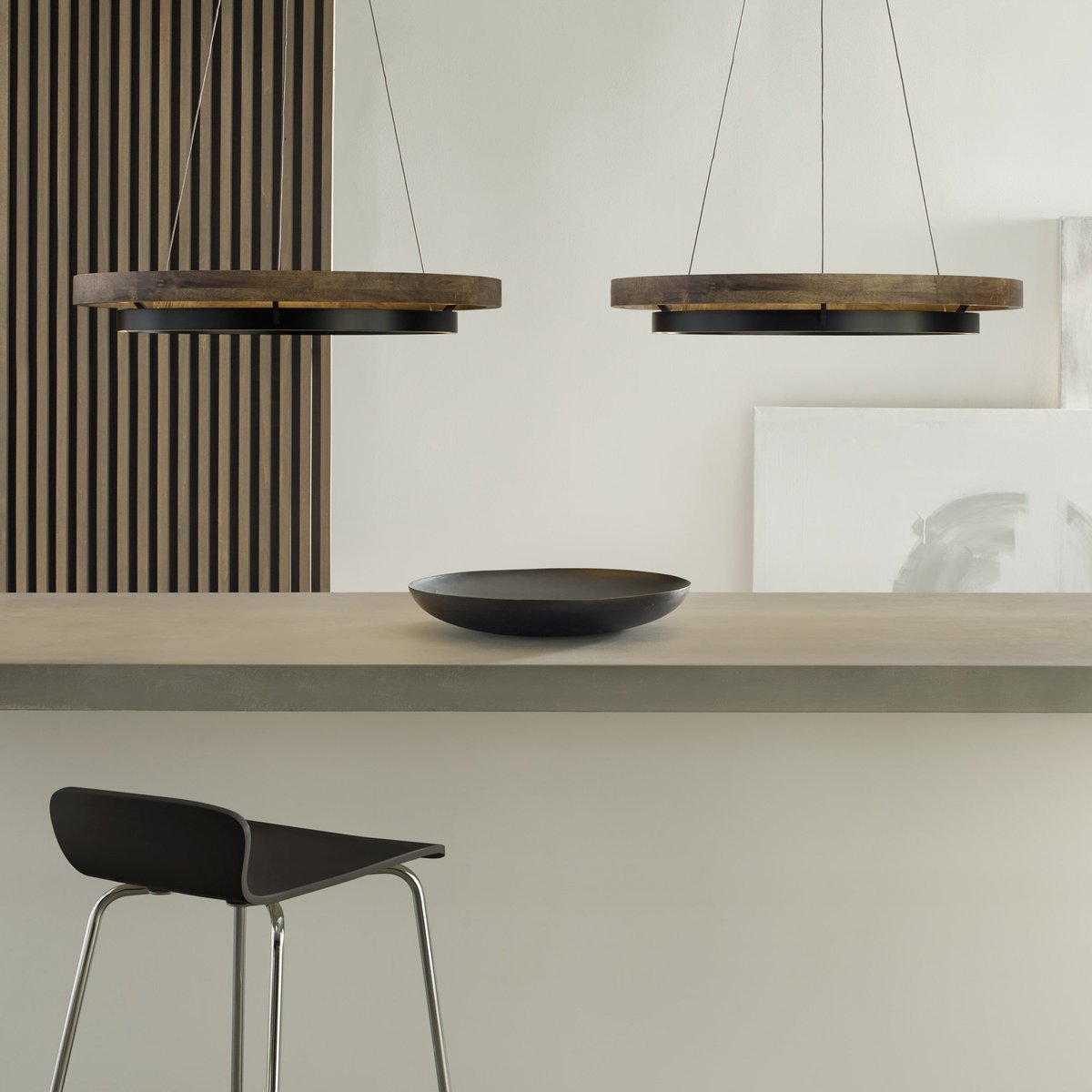 Grace Brass and Wood Chandelier 24" 30'' 36'' 48" 65''D-Momo Lighting