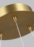 Grace Brass and Wood Chandelier 24