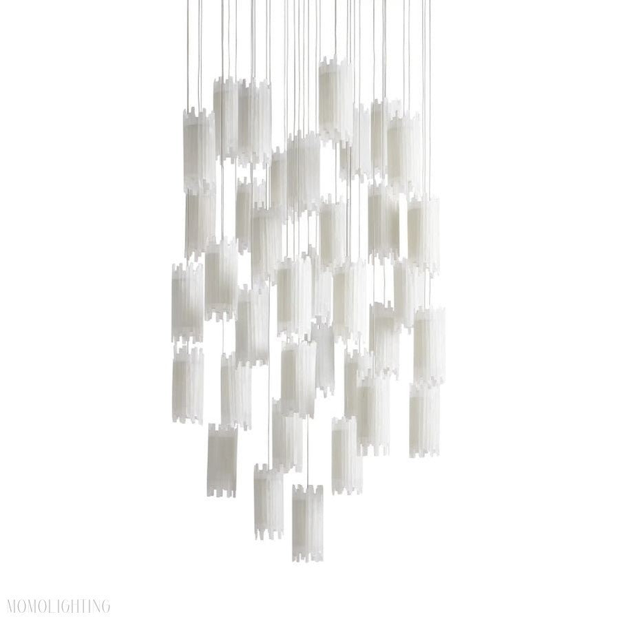 Gule Round Chandelier-Momo Lighting