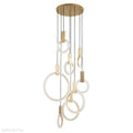 Halo Foyer & Staircase Ring Chandelier-Momo Lighting