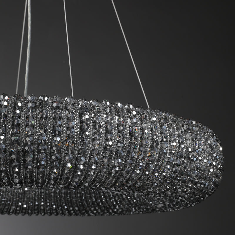 Halo Round Chandelier-Momo Lighting