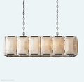 Harlow Calcite Rectangular Chandelier 42