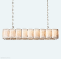 Harlow Calcite Rectangular Chandelier 62