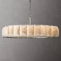 Harlow Calcite Round Chandelier-Momo Lighting