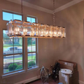 Harlow Multi Crystal Rectangular Chandelier