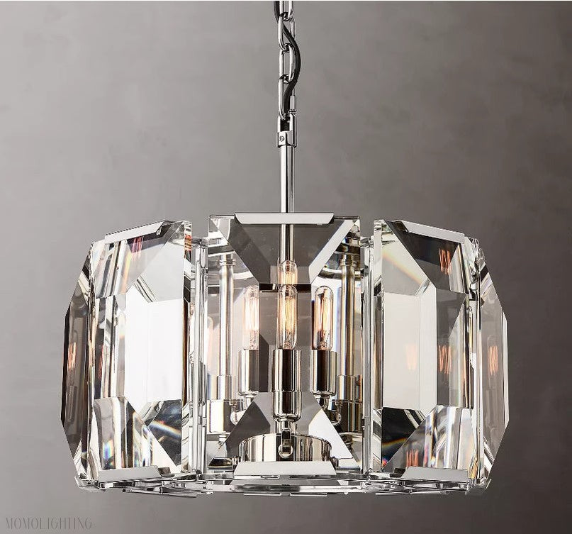 Harlow Multicurve Crystal Round Chandelier