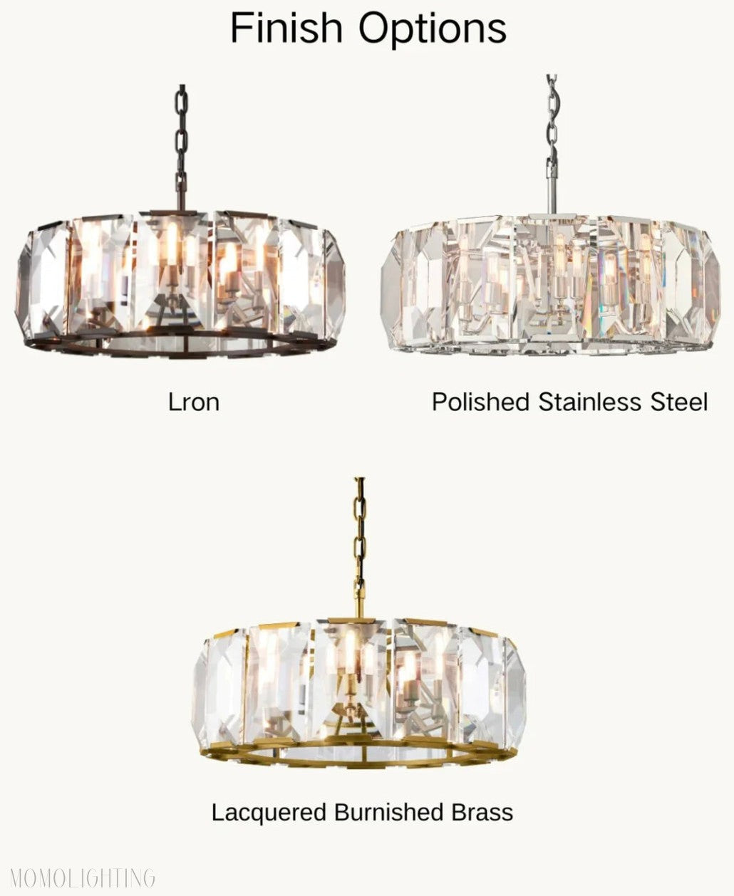 Harlow Multicurve Crystal Round Chandelier