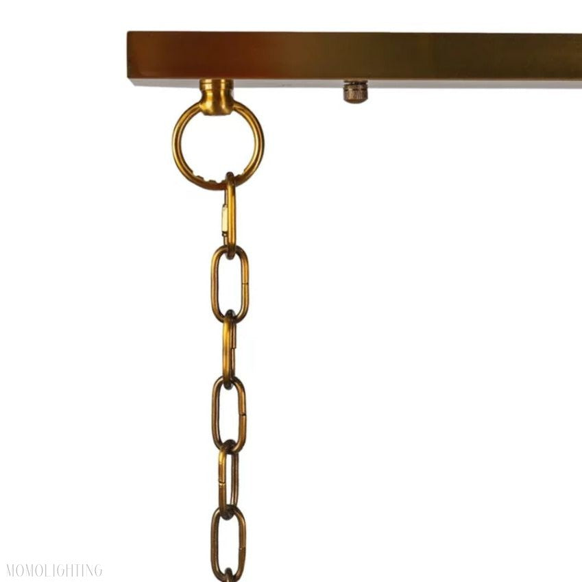 Harlow Rectangle Chandelier-Momo Lighting