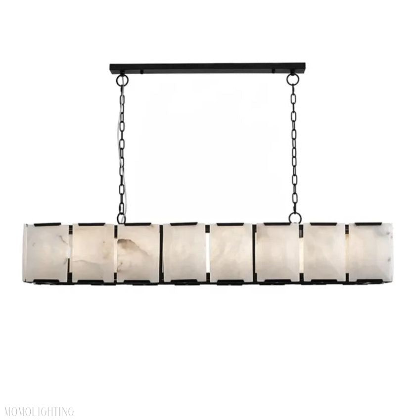 Harlow Rectangle Chandelier-Momo Lighting