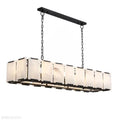 Harlow Rectangle Chandelier-Momo Lighting