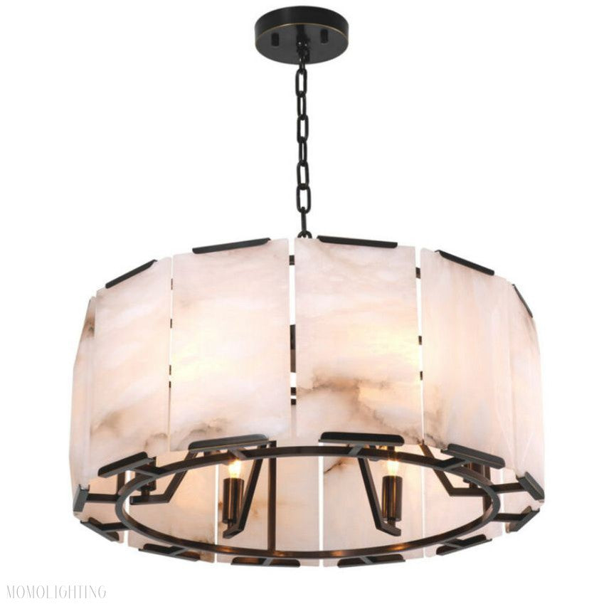 Harlow Round Chandelier-Momo Lighting