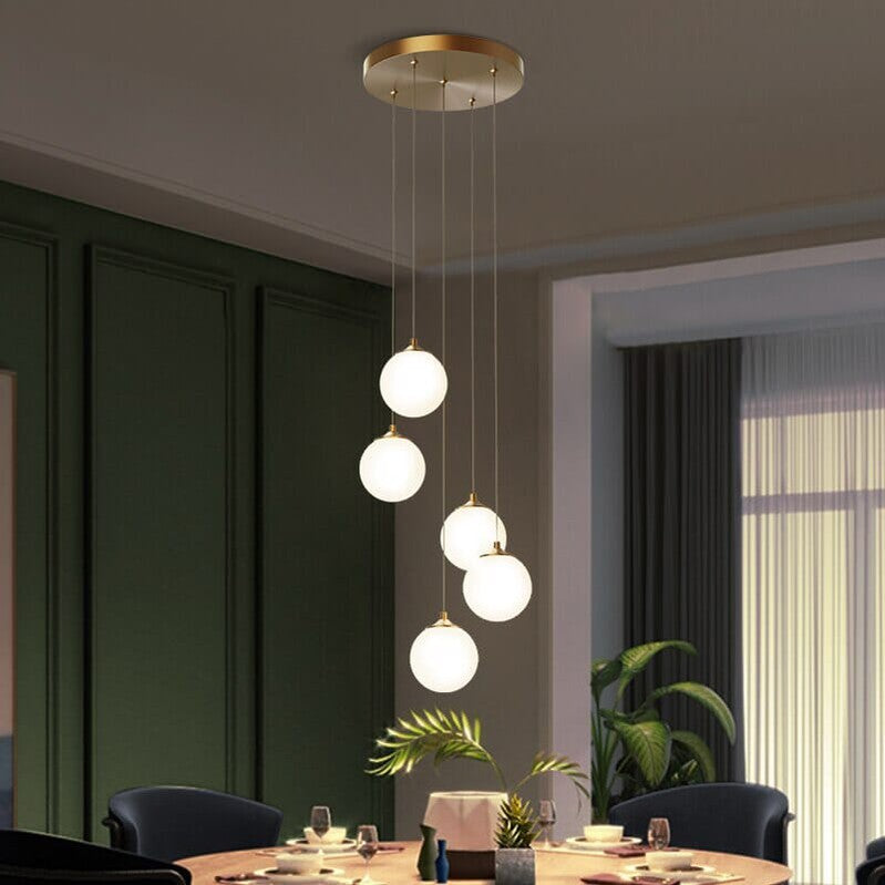 Harriet Orb Foyer Chandelier-Momo Lighting