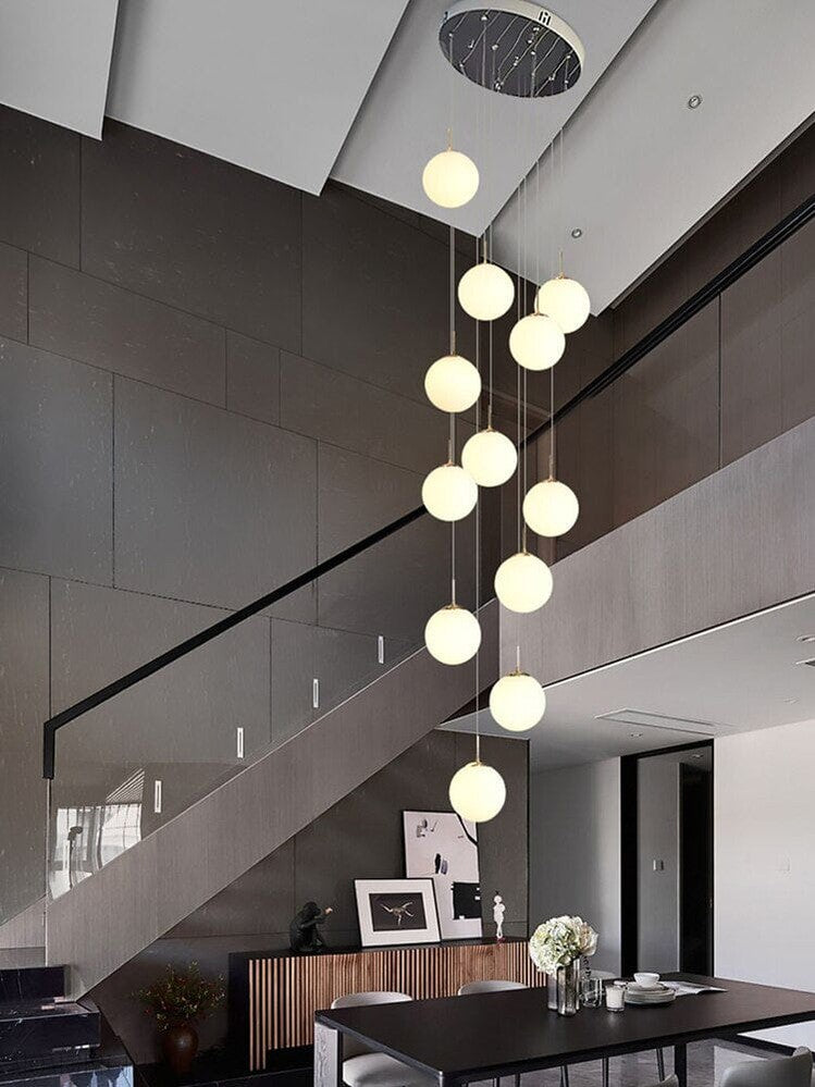 Harriet Orb Foyer Chandelier-Momo Lighting